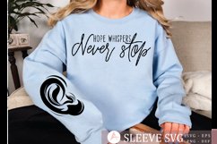 Motivational Sleeve SVG Bundle,Positive Message Apparel SVG Product Image 4