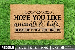 hope you like dogs, welcome mat, welcome svg, funny doormat, door mat, doormat, dog doormat, personalized doormat, Welcome, custom doormat, hope you like, dog hair, welcome sign svg, personalized rug, dog pet gift, Animals, housewarming gift, funny doorma