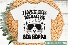 Big Hoppa SVG | Funny Easter SVG | Kids Easter SVG PNG Product Image 1
