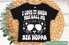 Big Hoppa SVG | Funny Easter SVG | Kids Easter SVG PNG Product Image 2