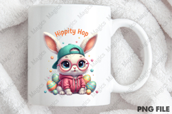 Hoppy Easter Bunny PNG Product Image 3