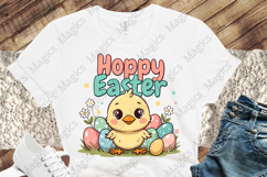 Hoppy Easter Cute Chick Png Product Image 2