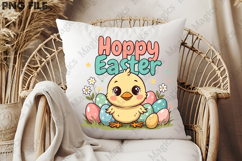 Hoppy Easter Cute Chick Png Product Image 1