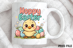 Hoppy Easter Cute Chick Png Product Image 4