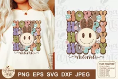 Hoppy mama svg png sublimation, distressed png sublimation Product Image 1