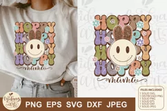 Hoppy mama svg png sublimation, distressed png sublimation Product Image 2