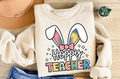 Hoppy Teacher Bunny Ears PNG, Hoppy Teacher PNG Product Image 2