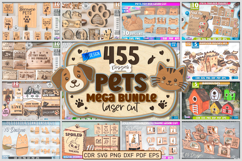 Pets Mega Bundle: 455 Laser Cut Designs for Dogs and Cats Product Image 8