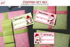 Santa Claus clipart, Christmas stickers, cards, tumblers Product Image 10