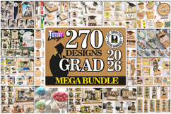 Graduation 2026 Mega Bundle Laser Cut | Grad 2026 | School Product Image 1