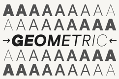 Horiva Sans Modern Geometric Sans Serif Family Product Image 3