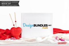 landscape canvas mockup for wedding, valentine's day, love