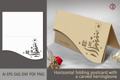 Horizontal Christmas card with cut-out cover Product Image 1