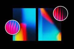 Horizontal Slatted Glass Backgrounds Product Image 4