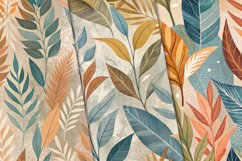 Boho Foliage Seamless Patterns Product Image 4