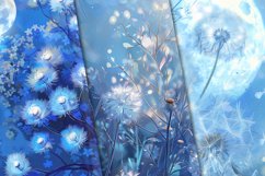 Nocturnal Dandelions 12 Digital Papers Product Image 4