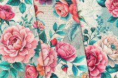 Vibrant Flowers Seamless Patterns Product Image 4