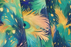 Peacock Vibrance Seamless Patterns Product Image 9