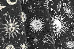 Witchcore Astrology Seamless Patterns Product Image 5