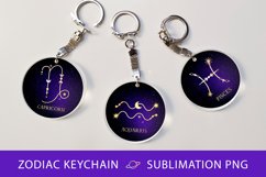 Zodiac keychain bundle, Keychain sublimation Product Image 3