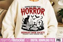 Horror Midnight Book Club Society PNG Product Image 3