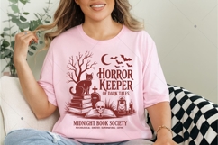 Horror Midnight Book Club Society PNG SVG, Vintage Halloween Product Image 7