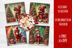 Christmas animals year of the horse sublimation Product Image 1