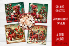 Christmas animals year of the horse sublimation Product Image 1