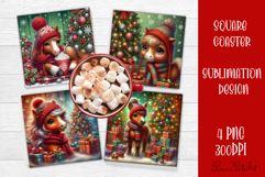 Christmas animals year of the horse sublimation Product Image 1