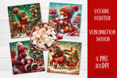 Christmas animals year of the horse sublimation Product Image 1