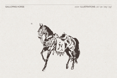 Galloping Horse Spirit Sketches Product Image 5