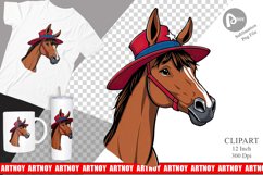 Horse Patriotic Clipart Product Image 1