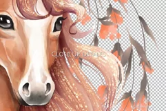 Horse Floral illustration | PNG Sublimation design Product Image 2
