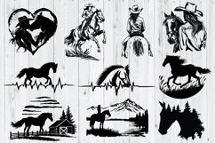 Horse Bundle SVG, Horse Cut File, Horse SVG, Horse Lover SVG Product Image 2