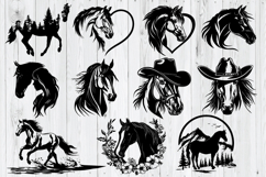 Horse Bundle SVG, Horse Cut File, Horse SVG, Horse Lover SVG Product Image 3