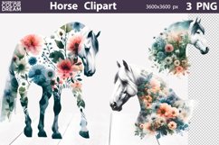 Farm Animals Flowers Bundle | Double Exposure Sublimation Product Image 10