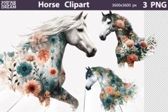 Farm Animals Flowers Bundle | Double Exposure Sublimation Product Image 11