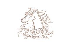 Horse And Flowers Product Image 1
