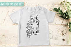 Horse SVG|Horse head SVG|Farm animals SVG Product Image 2
