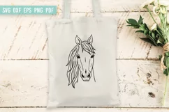 Horse SVG|Horse head SVG|Farm animals SVG Product Image 3