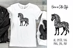 Horse,  celtic,  style,  svg,  folk design, silhouette, laser cut, paper cut,  sublimation,  t-shirt design, mug design, tumbler design, pillow design,  can  glass,  stamp,  stencil,  pet, craft, jpg, svg, pdf, ai, vector, png,
