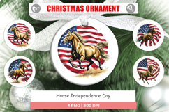 Ornament Horse 4th of July Product Image 1