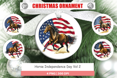 Ornament Horse 4th of July Product Image 1