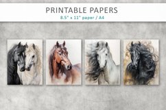 Horse Junk Journal Digital Papers Product Image 2