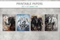 Horse Junk Journal Printable Papers Product Image 3