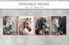 Horse Junk Journal Printable Papers Product Image 4