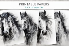 Horses Junk Journal Papers Product Image 1
