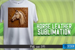 Horse Leather Sublimation | T-Shirt Design | PNG File Product Image 1