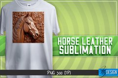 Horse Leather Sublimation | T-Shirt Design | PNG File Product Image 1