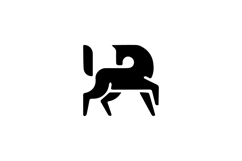 Horse logo icon template concept for business branding Product Image 1